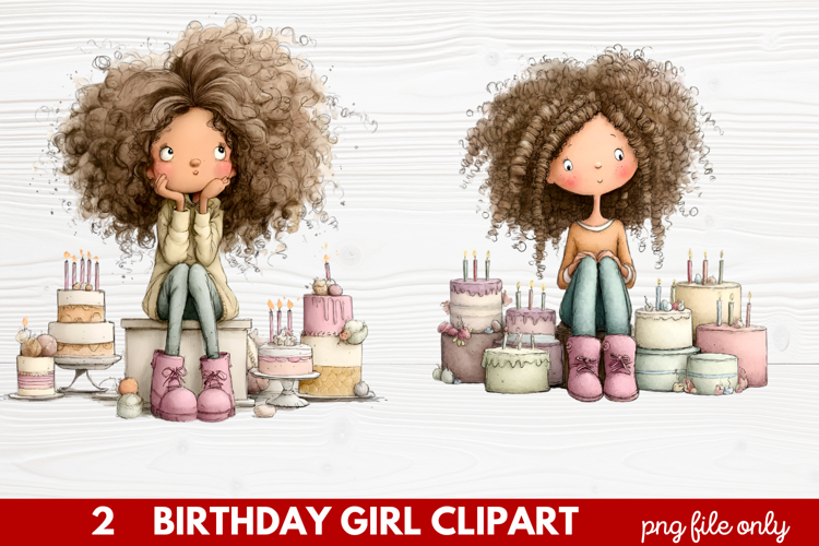 Birthday Girl Clipart Image 17