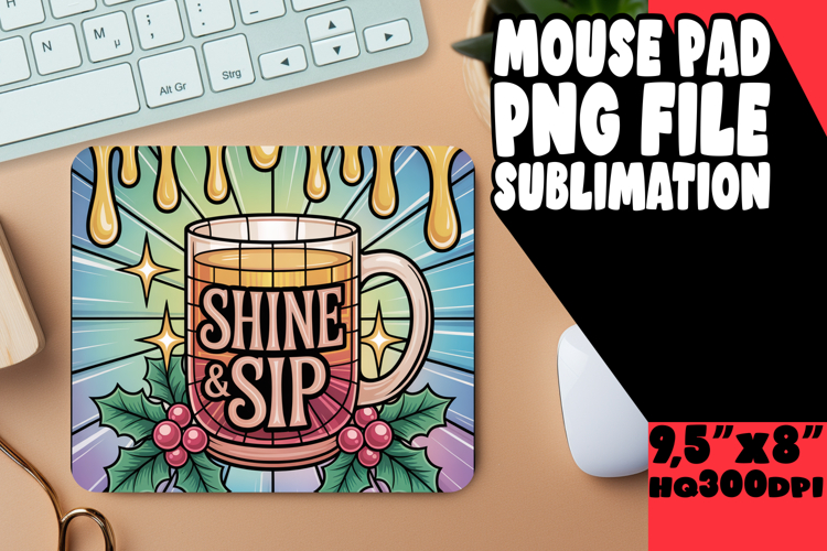 Cozy Mouse Pad Sublimation Magic, Holiday