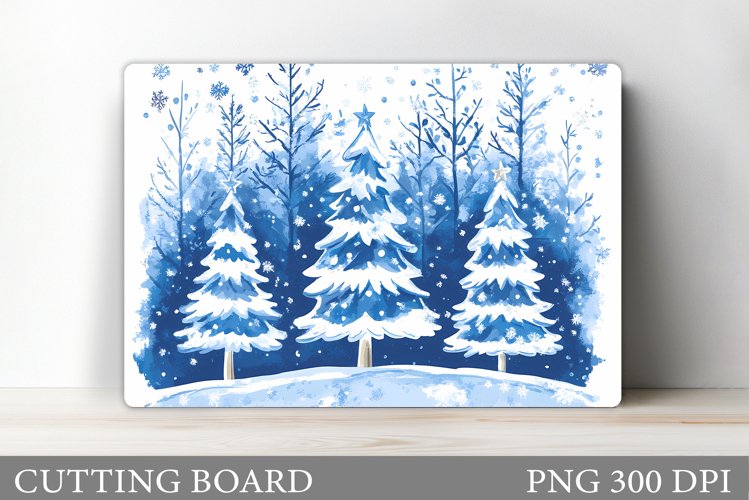Christmas Tree Cutting Board. Christmas Tree Sublimation