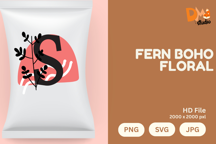 Boho Floral Svg Image 23