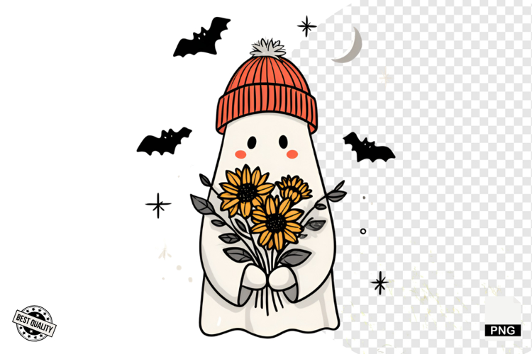 Cute Halloween Ghost Clipart