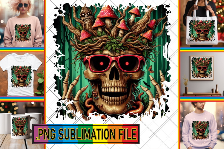 Cheerful TOTE BAG Art Ideas, Skull