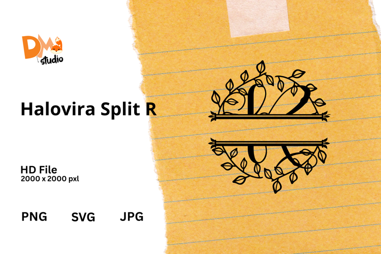 Halovira Split Monogram