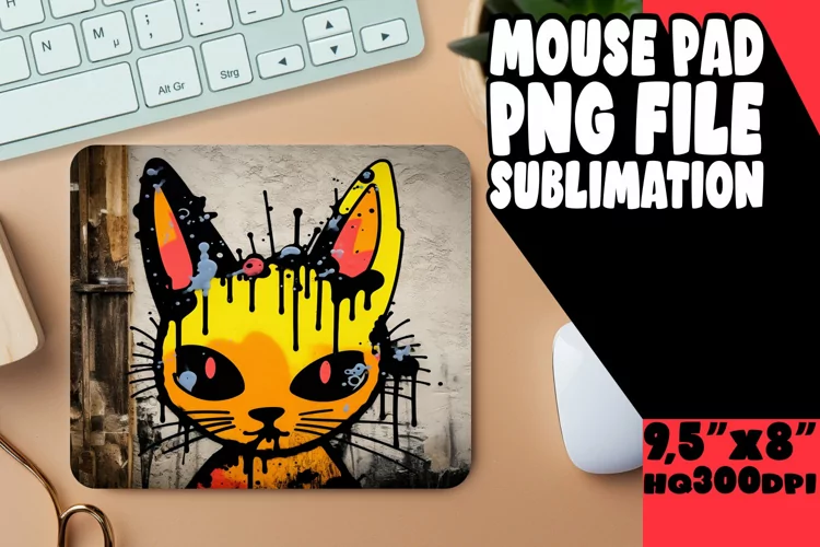 Hilarious Cat Scenes Mouse Pad Decor