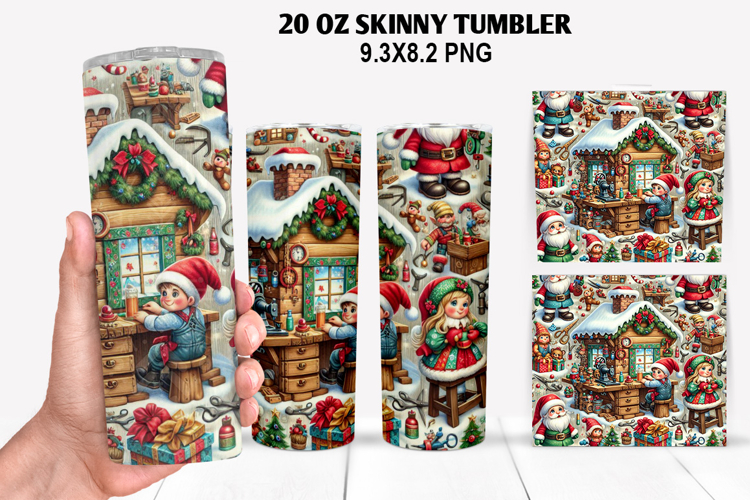 Christmas Tumbler Wrap Image 4