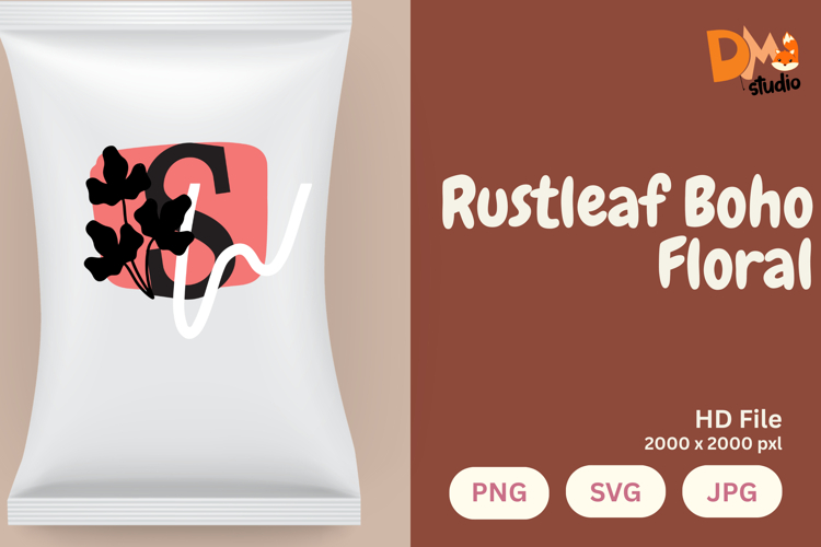 Leaf Monogram Svg Image 22
