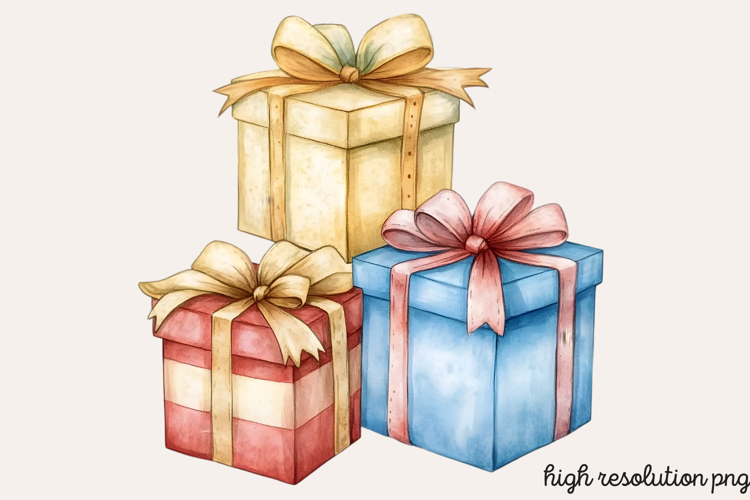 Birthday Watercolor Clipart PNG