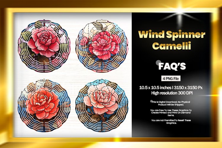 Camelli Wind Spinner Sublimation - 04 Variations example image 1