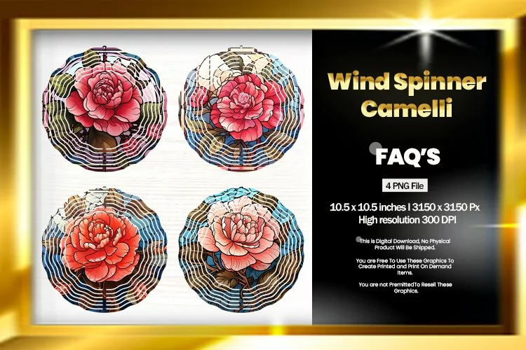 Camelli Wind Spinner Sublimation - 04 Variations