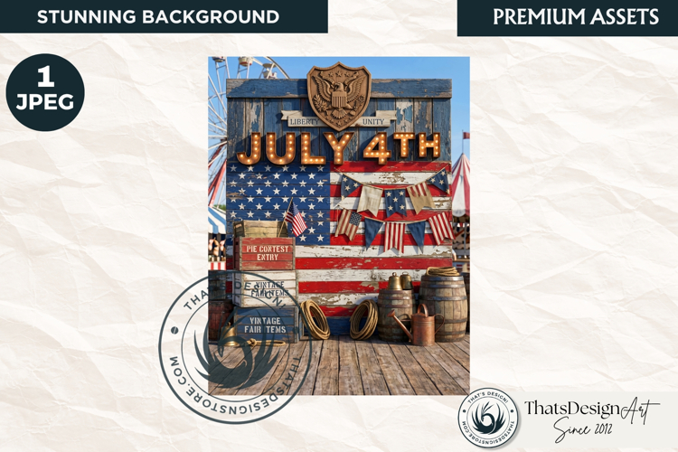 Patriotic Americana Backdrops - 4th of july backgrounds