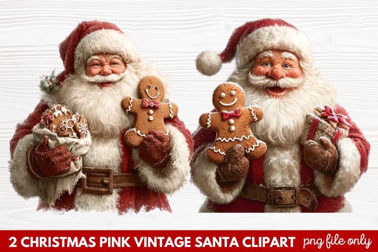 Cute Santa Clipart Image 16
