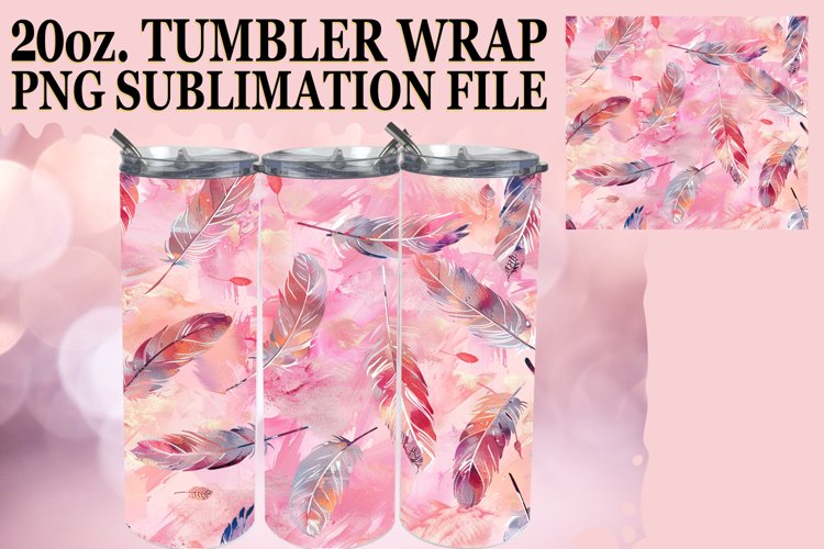 Vibrant Blossom Tumbler Wrap, Spring Delight