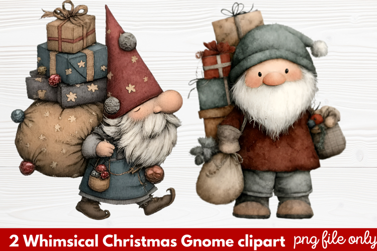 Cute Gnome Clipart Image 6