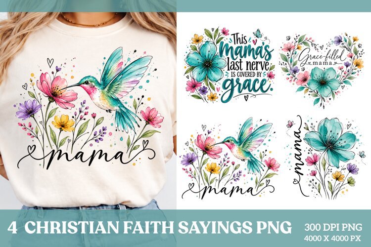 4 Inspirational Christian Quotes PNG example image 1