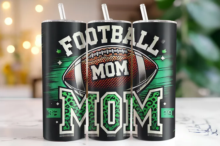 Football Mom Tumbler Wrap | Sublimation | Tumblers