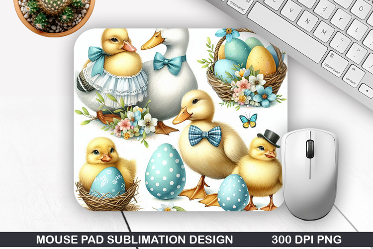 Chicks Mouse Pad Sublimation, Animals Mouse Pad PNG Design