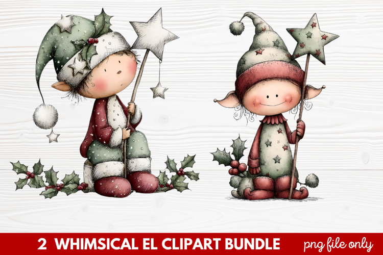 Cute Elf Clipart Image 24