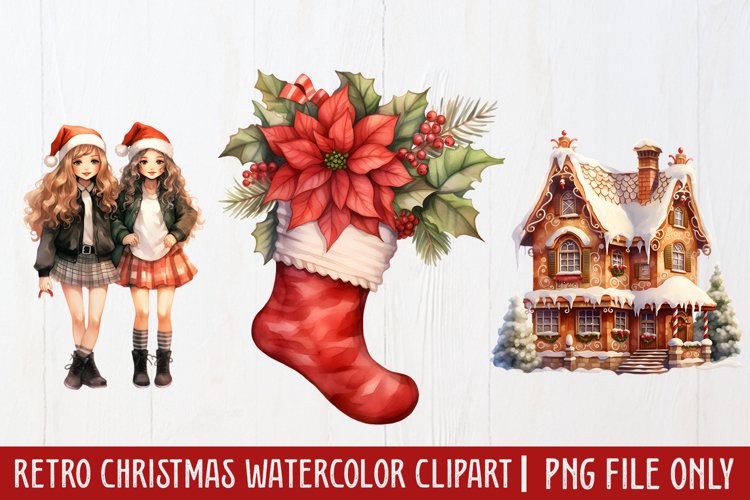 Vintage Christmas Clipart Image 13