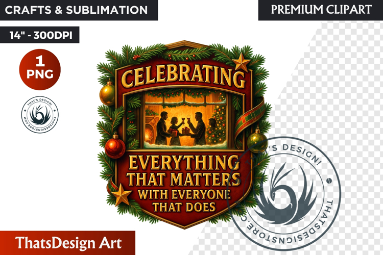 Christmas Greetings clipart PNG, winter Holiday Quote wishes