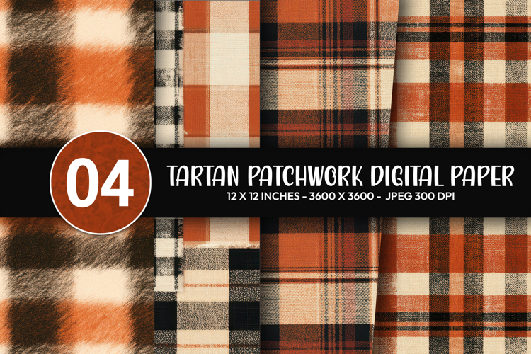 Tartan Patchwork Digital Paper