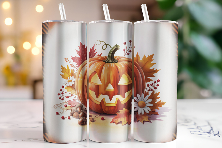 Pumpkin Tumbler Wrap | Sublimation | Tumblers