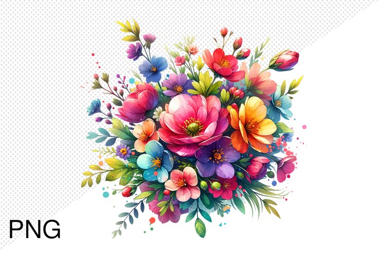 Spring Flowers Clipart Image 6
