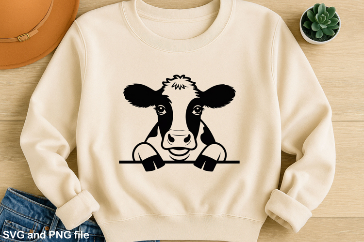 Cute Cow Svg Image 2