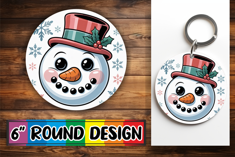 Enchanted Circle Keychain Magic, Cute Christmas