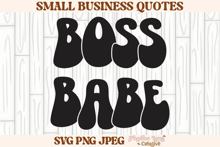 Boss babe SVG, Small Business SVG, Small Biz example image 1