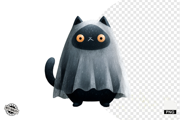 Halloween Black Cat Clipart