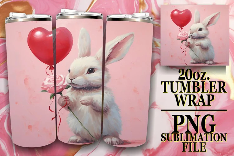 20oz Love Balloon Tumbler