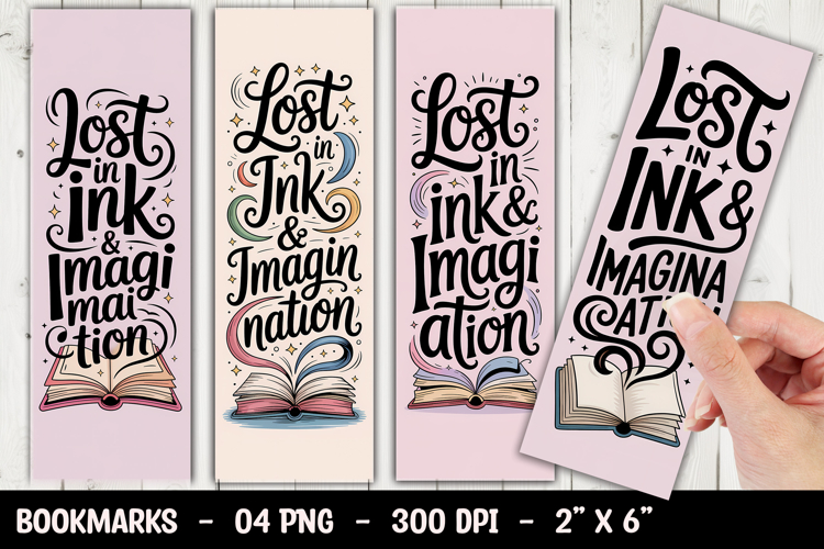 Lost in Imagination Bookmark Sublimation