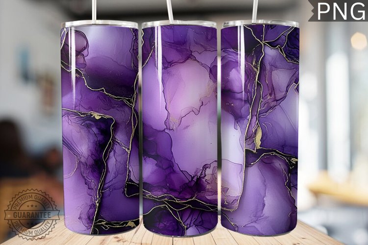 Alcohol Ink Tumbler Wrap Image 7