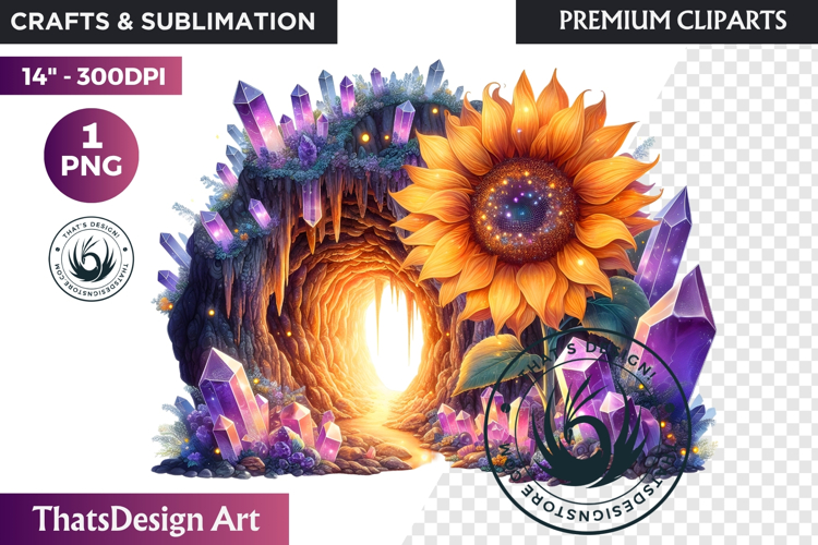 Enchanted Woodland Animal & Sunflower Clipart PNG