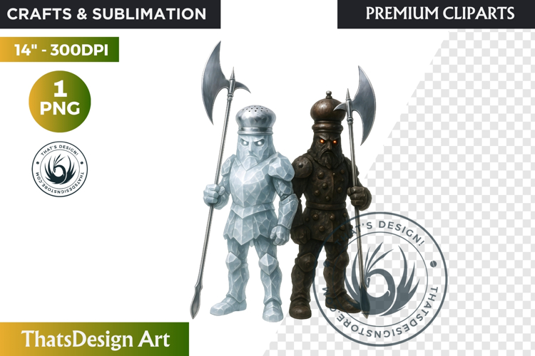 Fantasy Food Characters RPG Clipart PNG Graphics