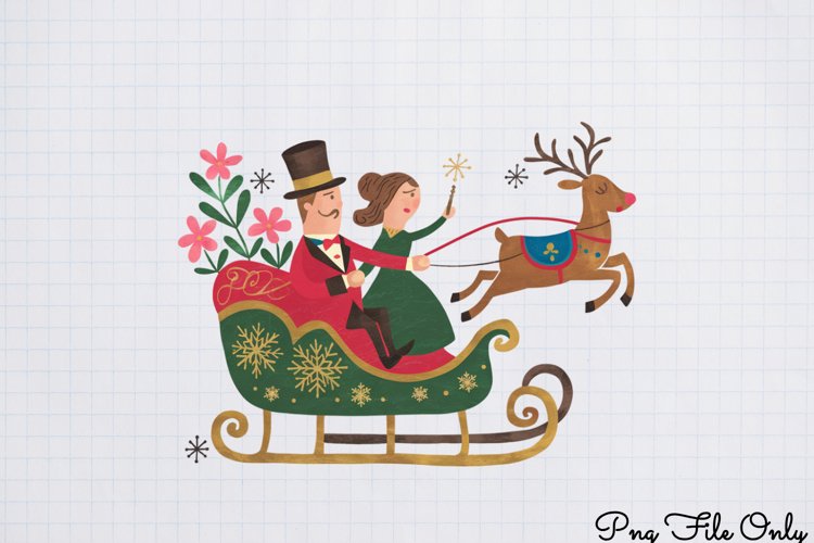 Cute Merry Christmas Clipart Image 5