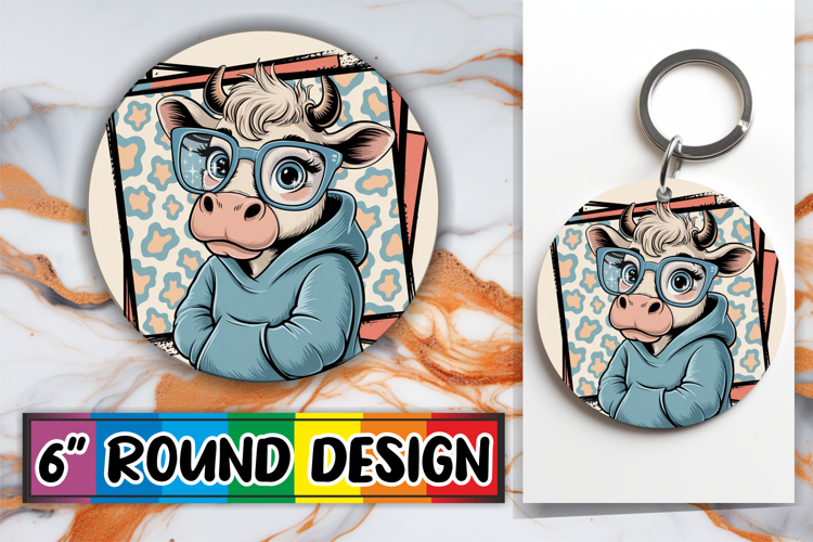 Cow Sublimation Designs Image 4