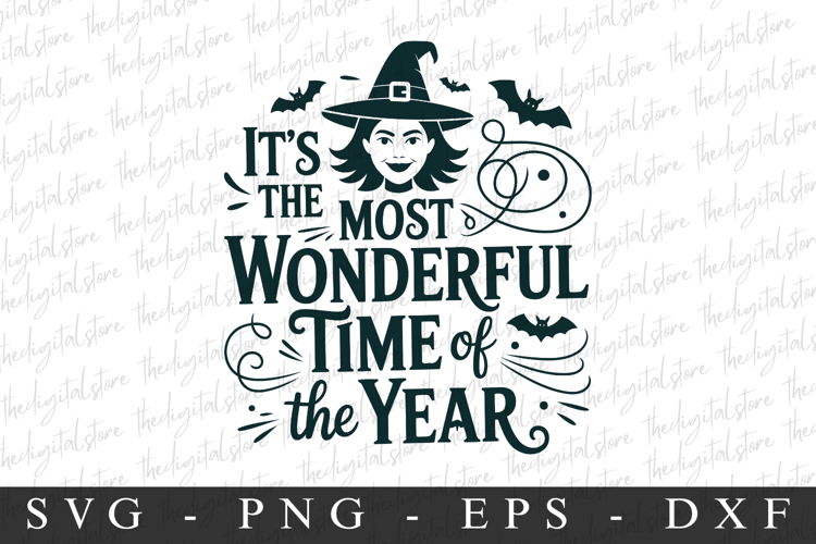 It's The Most Wonderful Time Svg | Halloween Svg | Cricut example image 1