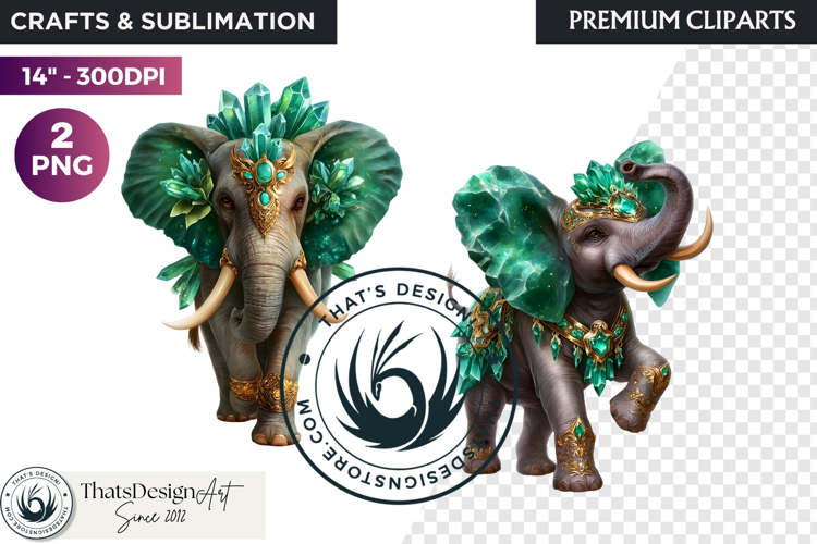 Fantasy Animal and crystal PNG Clipart scrapbooking