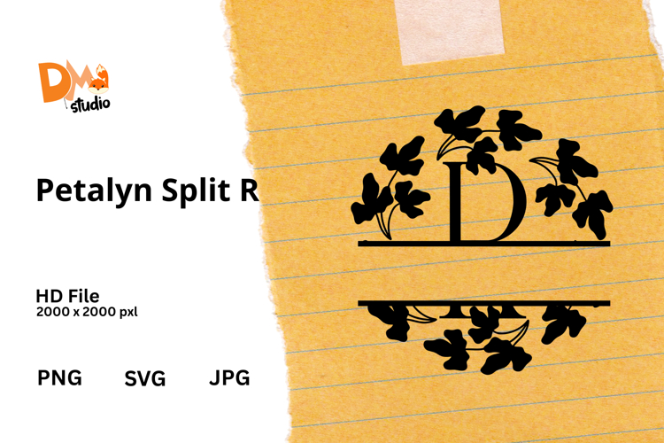 Floral Monogram Letter Svg Image 11