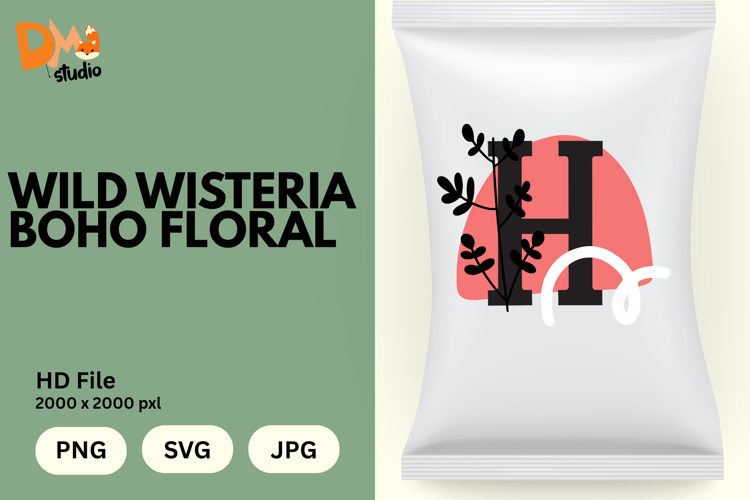 Floral Letter Svg Image 7