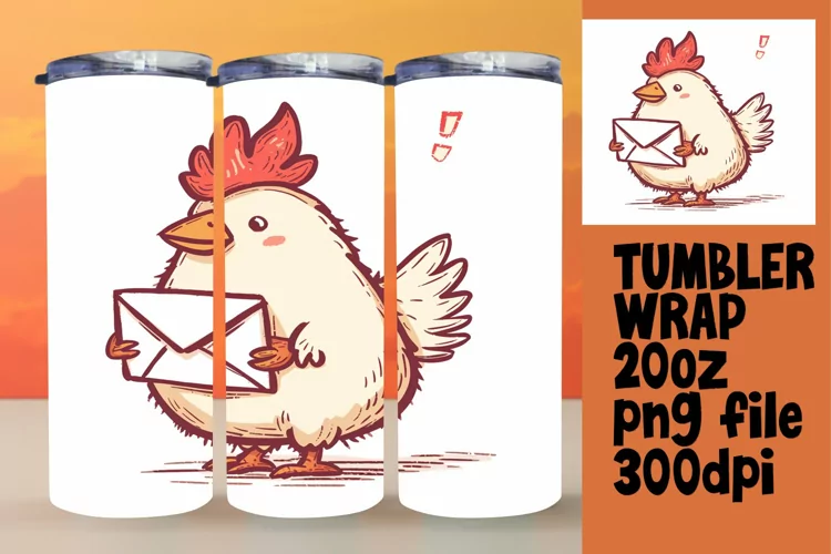 Whimsical Animal Parade Tumbler Design: 20oz