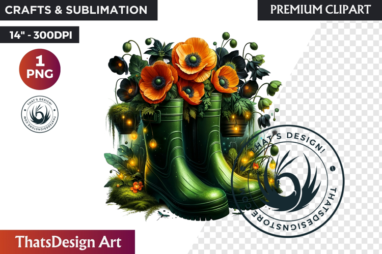 Rain Boots Clipart Image 24