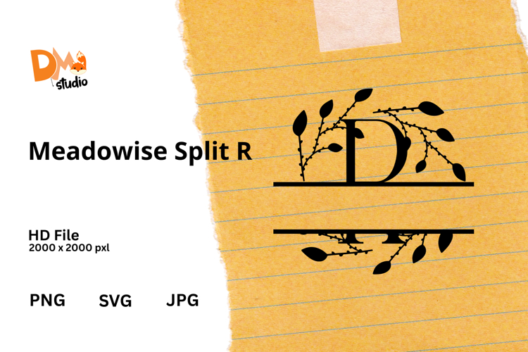 Floral Monogram Letter Svg Image 13