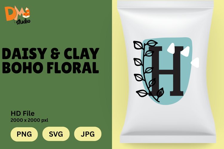 Floral Letter Svg Image 7