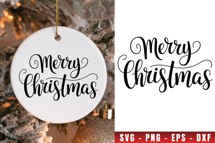 Merry Christmas Tree Svg Image 23