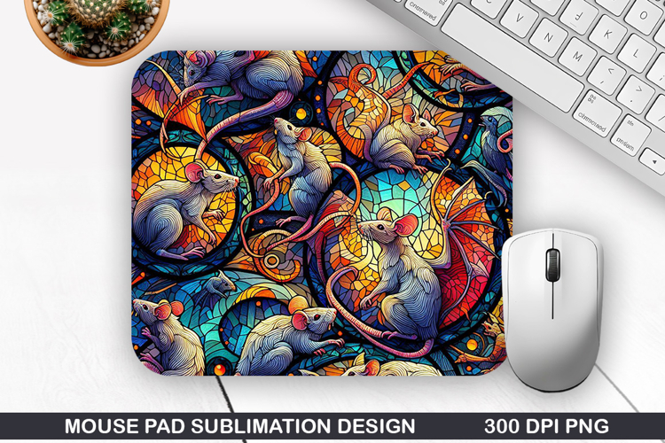Halloween Rats Mouse Pad Sublimation,Halloween Mouse Pad PNG