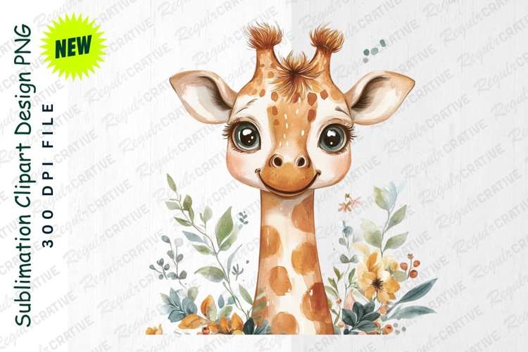Giraffe Clipart Image 15