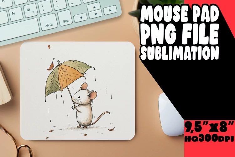 Boho Animal Magic: Springtime Sublimation Mouse Pads