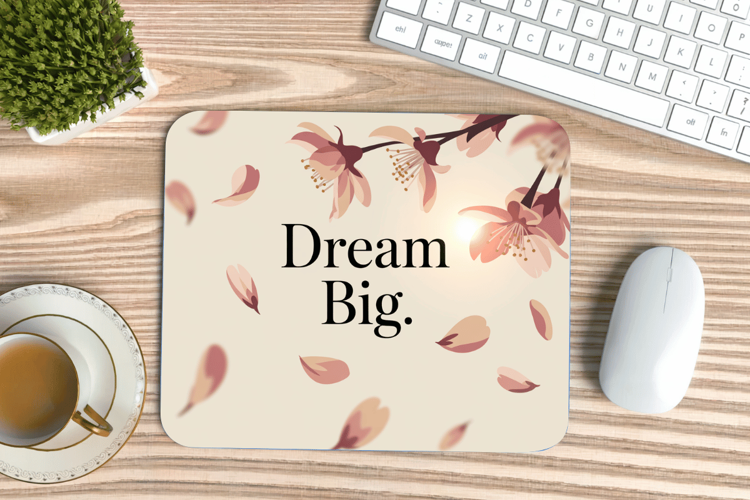 Inspirational Quotes Mouse Pad, Motivational PNG Sublimation